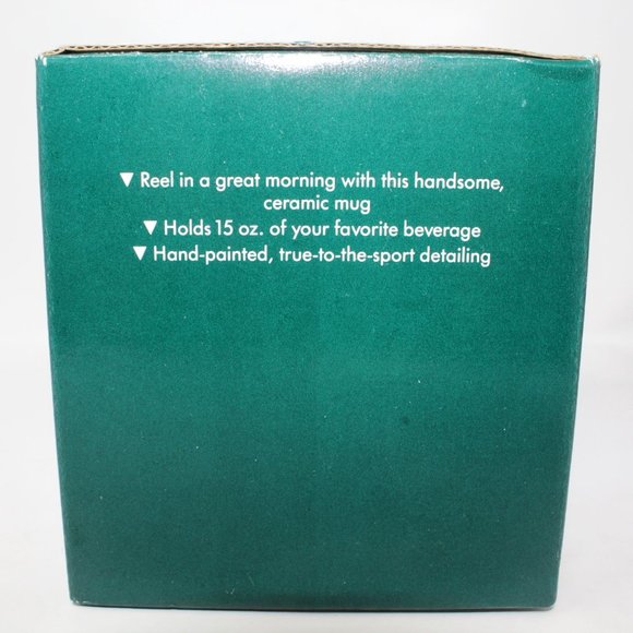 Vintage 1992 Fisherman Boot Coffee Mug Fishing Pole Handle E&B Giftware Company - Picture 10 of 10